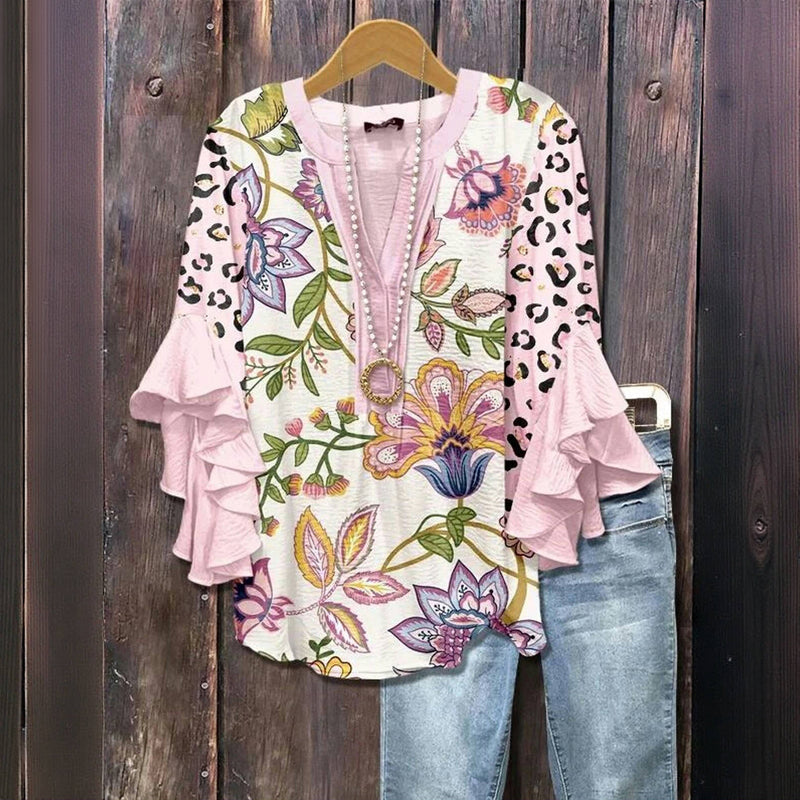 Zomerblouse "Zondagmiddag" – Zacht & stijlvol