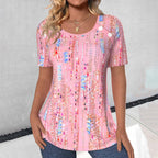 Zomerblouse "Tuinfeest" – Stijlvol & fijn