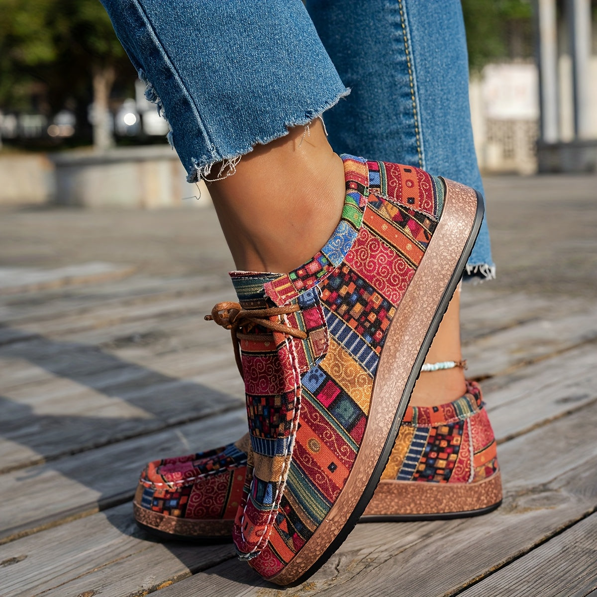 Kathy™ | Kleurrijke Retro Damesschoenen