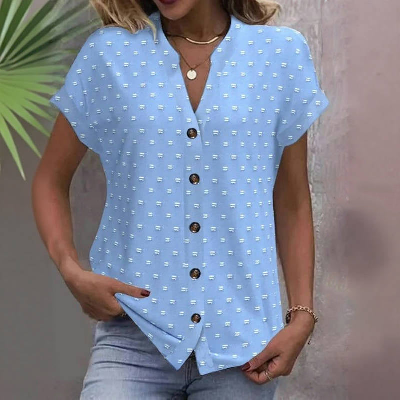 Zomerblouse "Zondagmiddag" – Zacht & stijlvol