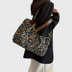Valérie | Grote tas met elegante luipaardprint
