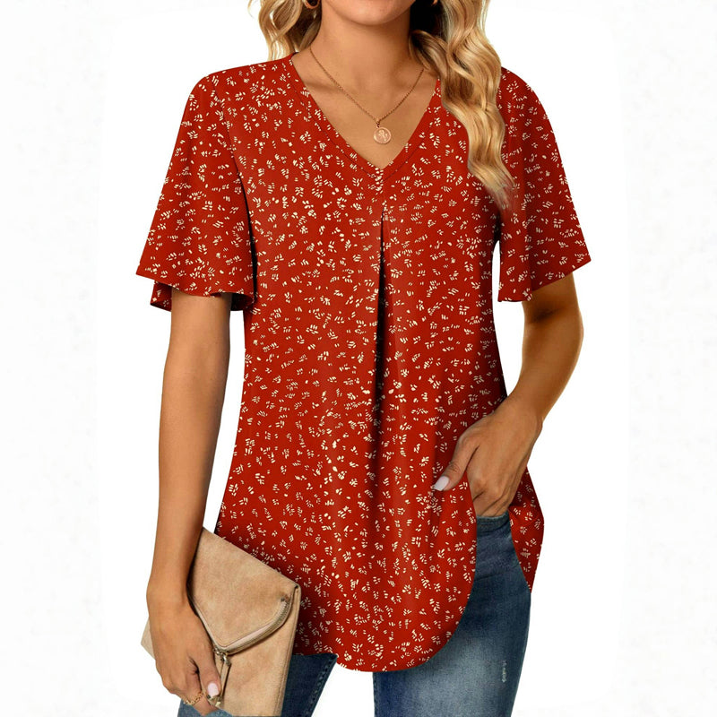 Zomerblouse "Tuinfeest" – Chic & vrolijk