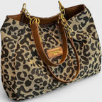 Valérie | Grote tas met elegante luipaardprint