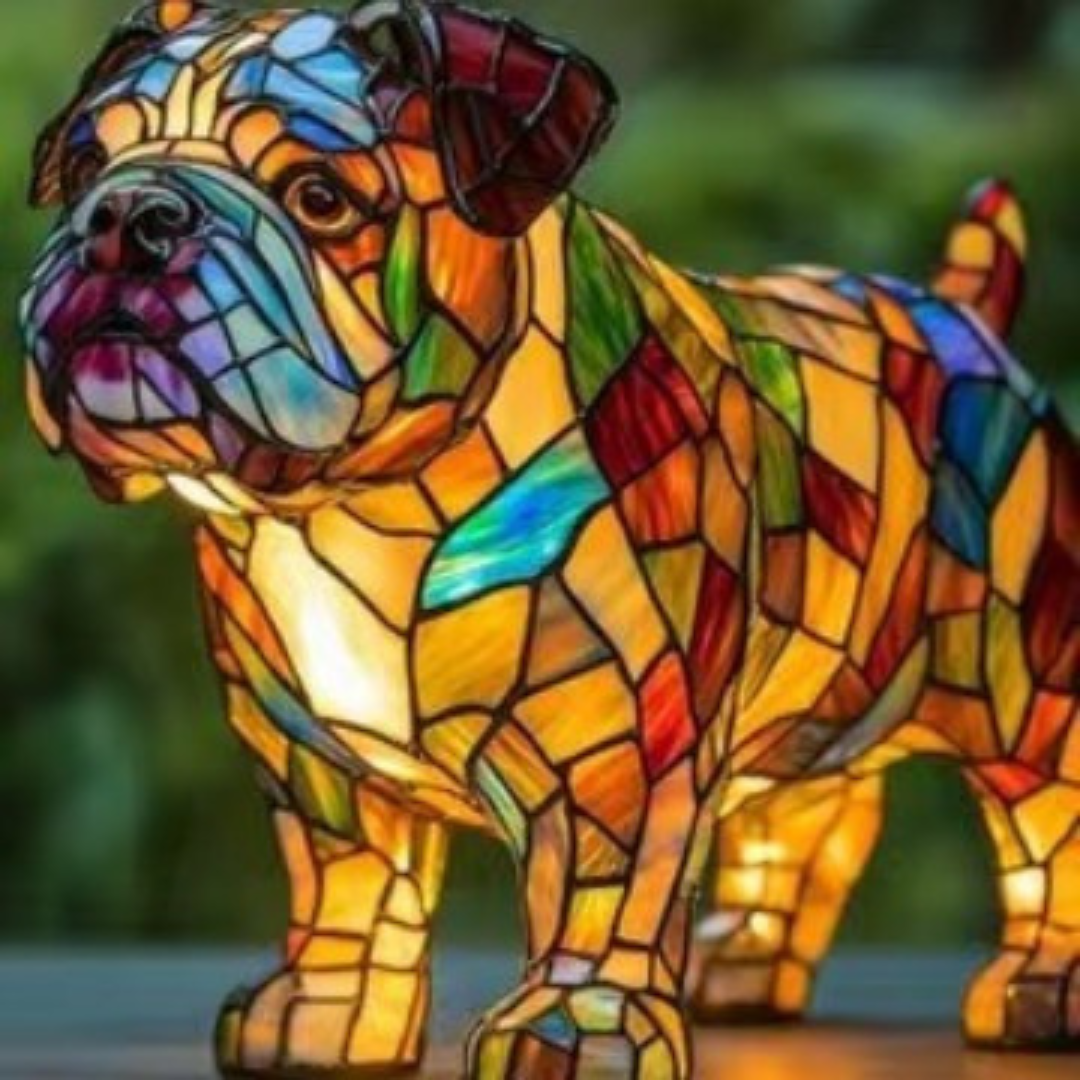 Thor  | Hondenlamp Magisk van gekleurd glas