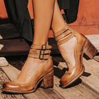 Ginevra™ | Pumps met meerdere bandjes en blokhak