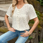 Zomerblouse "Stralende Dag" – Verfijnd & modern