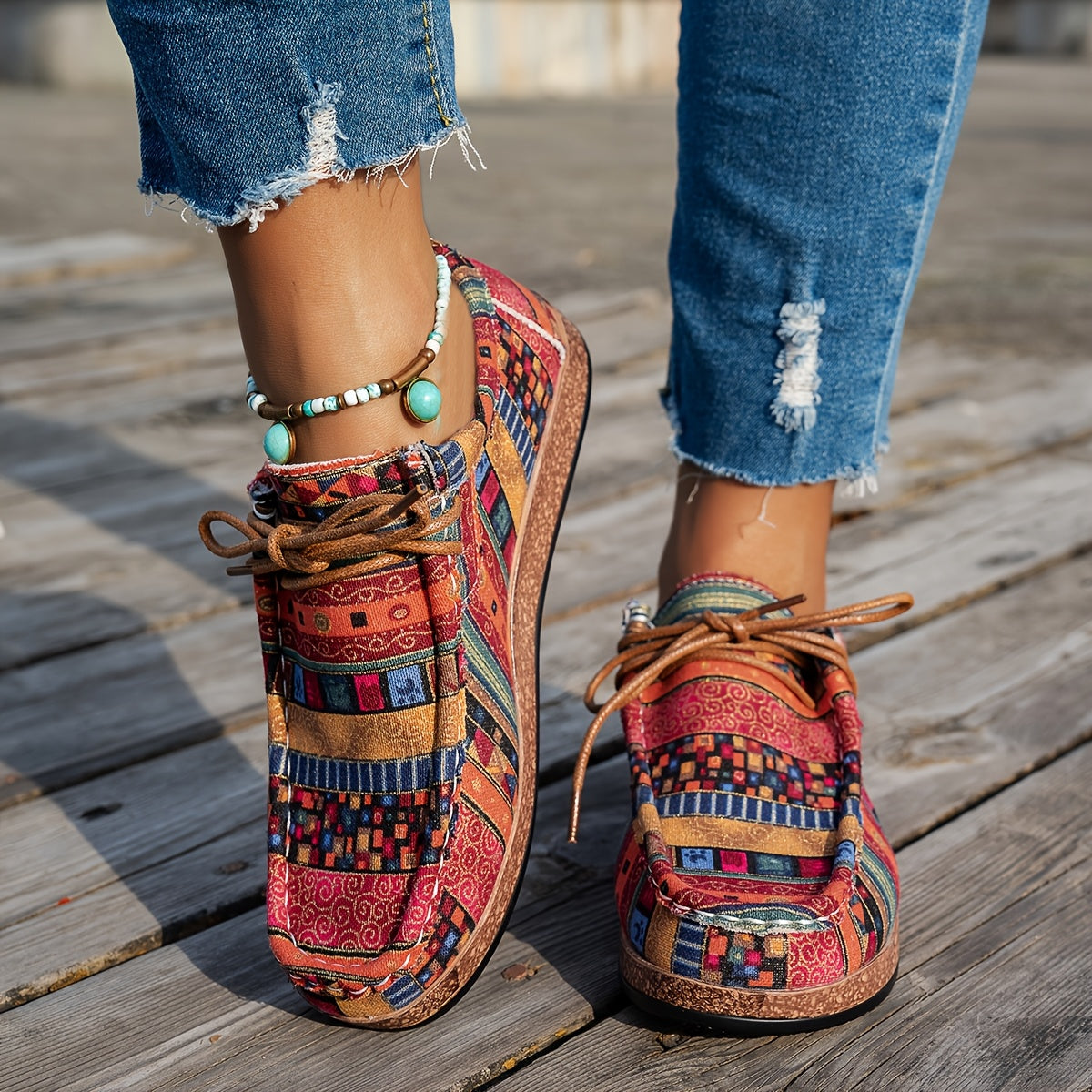 Kathy™ | Kleurrijke Retro Damesschoenen