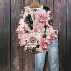 Zomerblouse "Tuinfeest" – Elegant & zomers