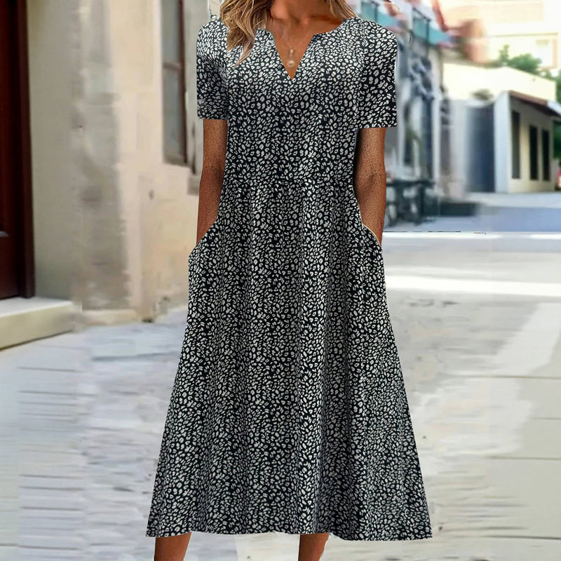 Zomerjurk "Koffietijd" – Warm & stijlvol