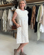 Nelia™ - Zomer jurk met ronde hals en mooie print