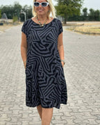 Nelia™ - Zomer jurk met ronde hals en mooie print