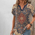 Zomerblouse "Zondagmiddag" – Elegant & rustig