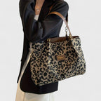 Valérie | Grote tas met elegante luipaardprint