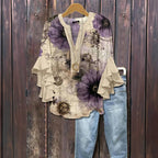 Zomerblouse "Tuinfeest" – Zacht & stijlvol