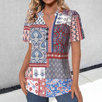 Zomerblouse "Tuinfeest" – Elegant & puur