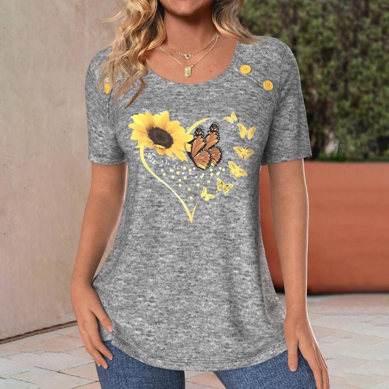 Zomerblouse "Tuinfeest" – Elegant & vrolijk