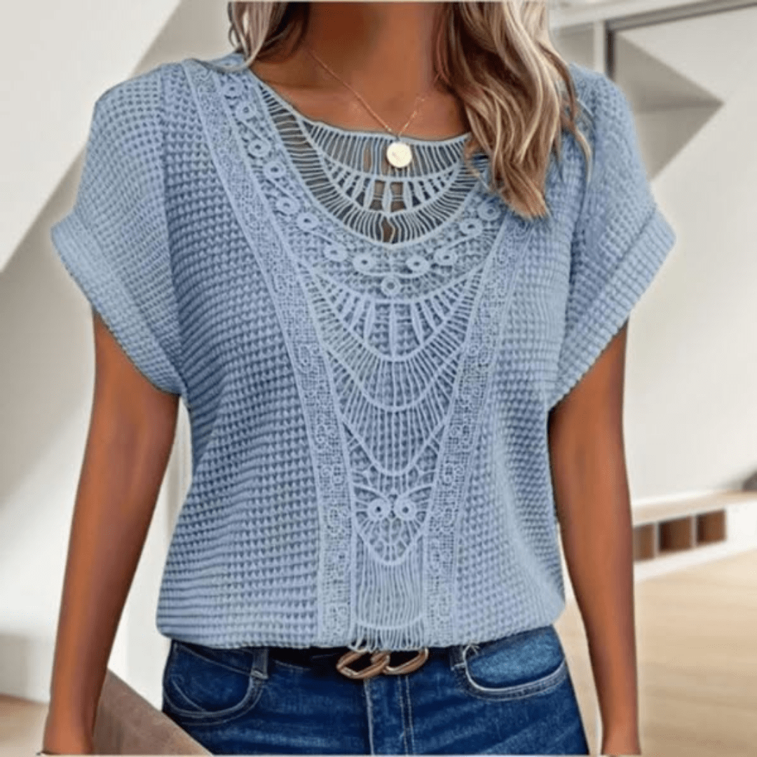 Karin™ | Elegante Ibiza-style blouse