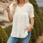 Zomerblouse "Stralende Dag" – Verfijnd & modern
