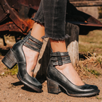 Ginevra™ | Pumps met meerdere bandjes en blokhak