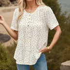 Zomerblouse "Stralende Dag" – Verfijnd & modern