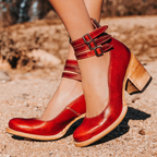 Ginevra™ | Pumps met meerdere bandjes en blokhak