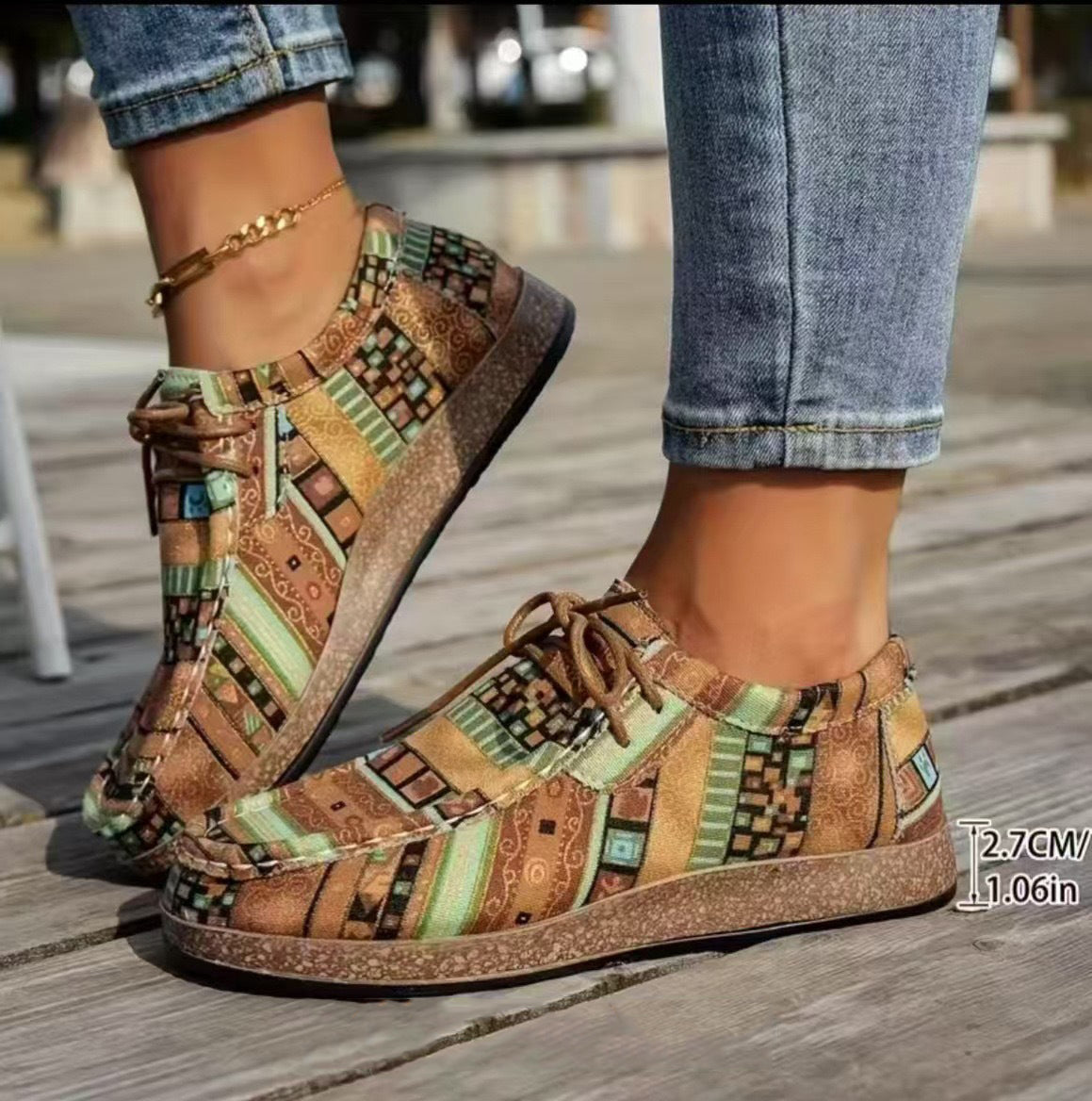 Kathy™ | Kleurrijke Retro Damesschoenen