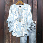Zomerblouse "Tuinfeest" – Zacht & stijlvol