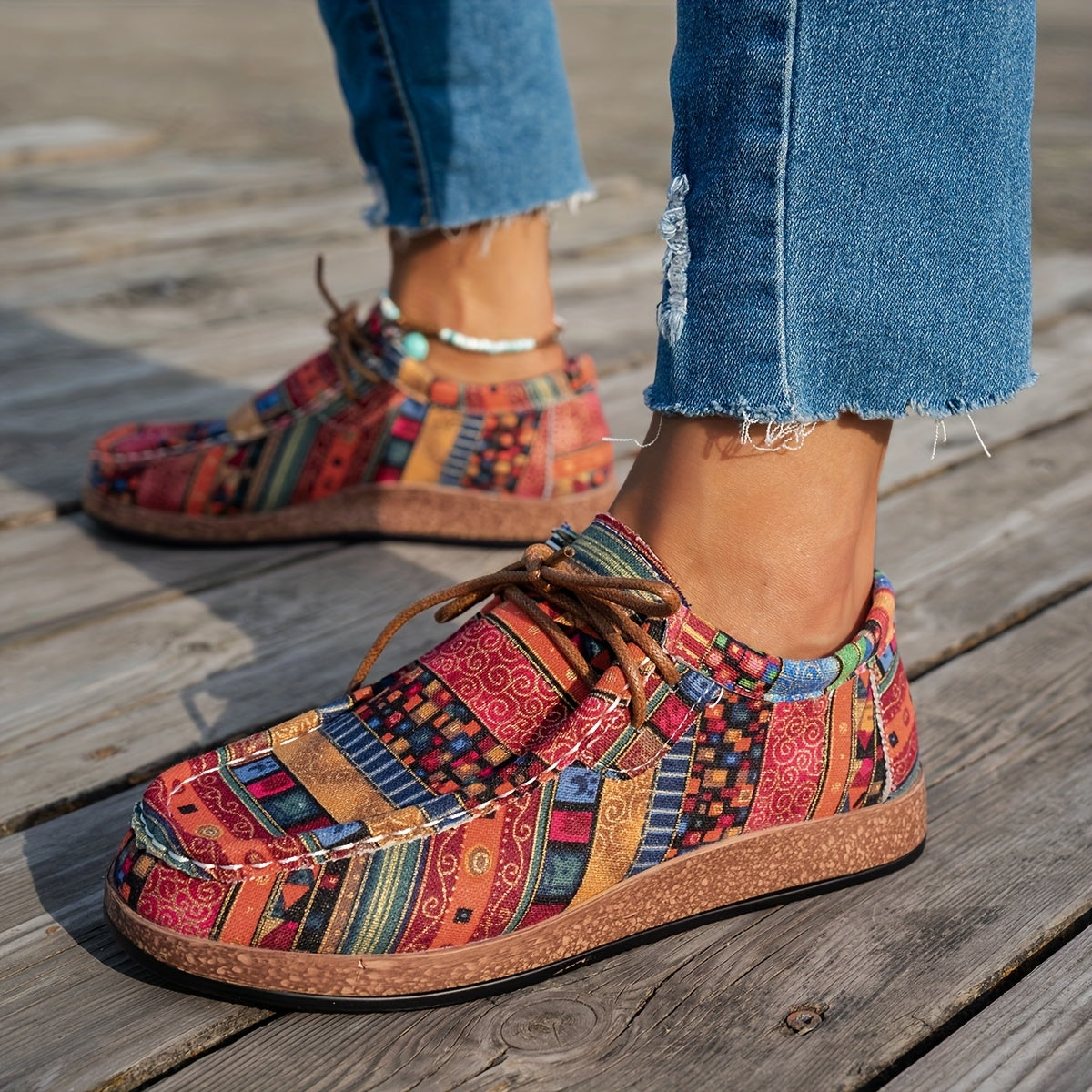 Kathy™ | Kleurrijke Retro Damesschoenen