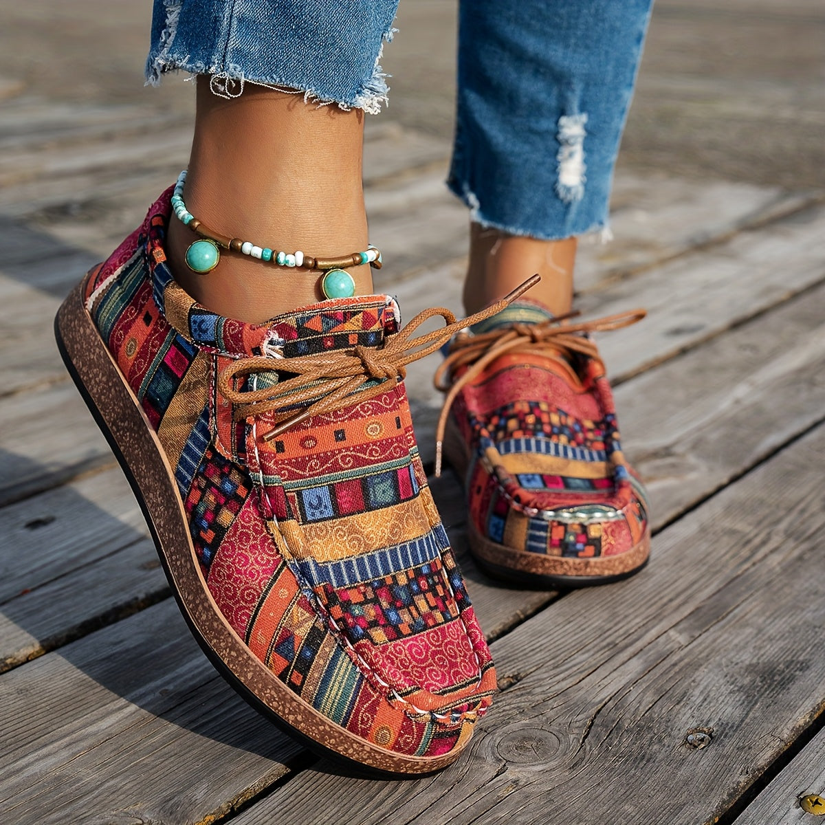 Kathy™ | Kleurrijke Retro Damesschoenen