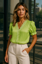 Bea | Charmante blouse met elegante details