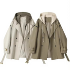 Richelle | Trenchcoat met capuchon