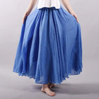 Ines | Zomerse maxi-rok met speelse elegantie