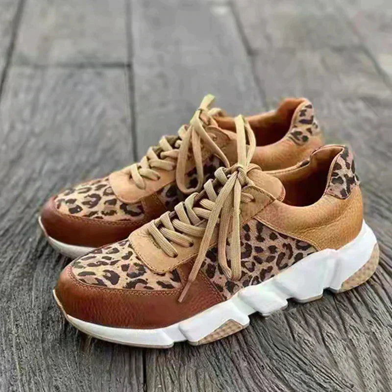 Harlene | Modieuze schoenen met luipaardprint