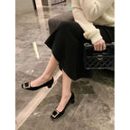 Narella™ | Elegante sandalen met middelhoge hak en vierkante neus