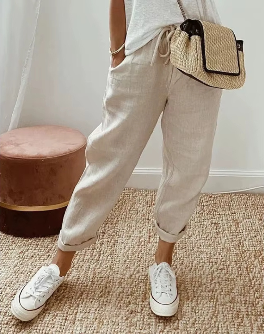 Elin - linnen broek