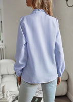 Edith | Elegante blouse met romantische ruches