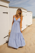 Lina | Gestreepte maxi-jurk