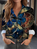 Regine | Elegante blouse met bloemenprint