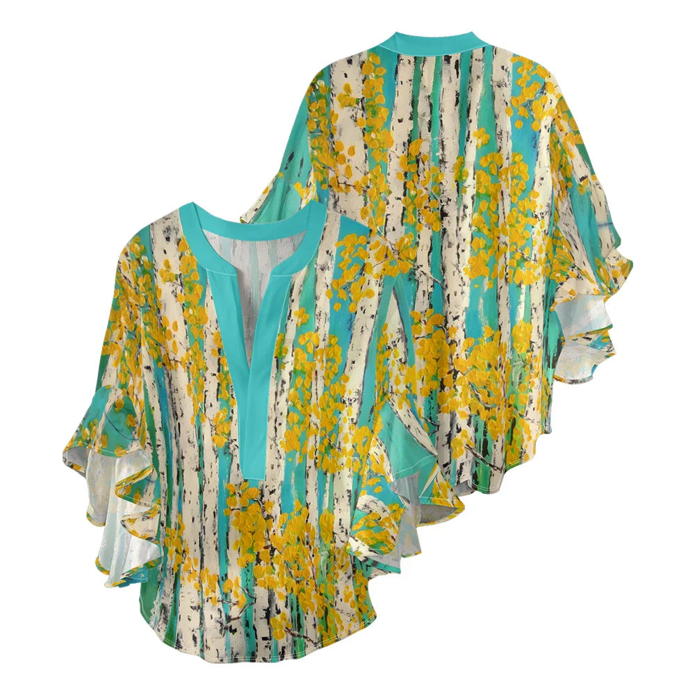 Zomerblouse "Tuinfeest" – Tijdloos & chic