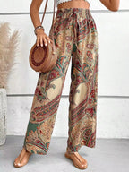 Analyn | Bohemian wijdvallende broek