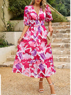Ezme | Charmante midi-jurk met speelse print