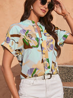 Sheila | Kleurrijke blouse met speelse print