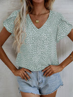 Cassidy | Chique blouse met abstracte print