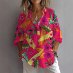 Zomerblouse "Tuinfeest" – Fris & vrouwelijk