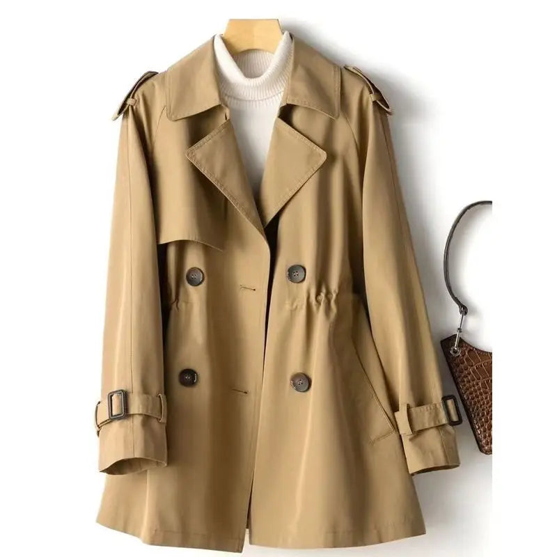 Pia | Elegante korte trenchcoat