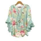 Zomerblouse "Tuinfeest" – Fris & vrouwelijk