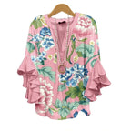 Zomerblouse "Tuinfeest" – Fris & vrouwelijk