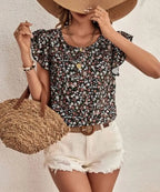 Alba | Charmante blouse met bloemenprint