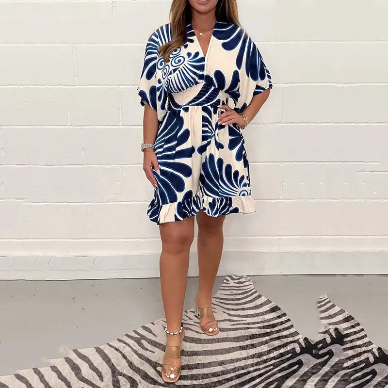 Zomerjumpsuit "Tuinfeest" – Licht & luchtig