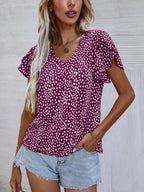 Cassidy | Chique blouse met abstracte print